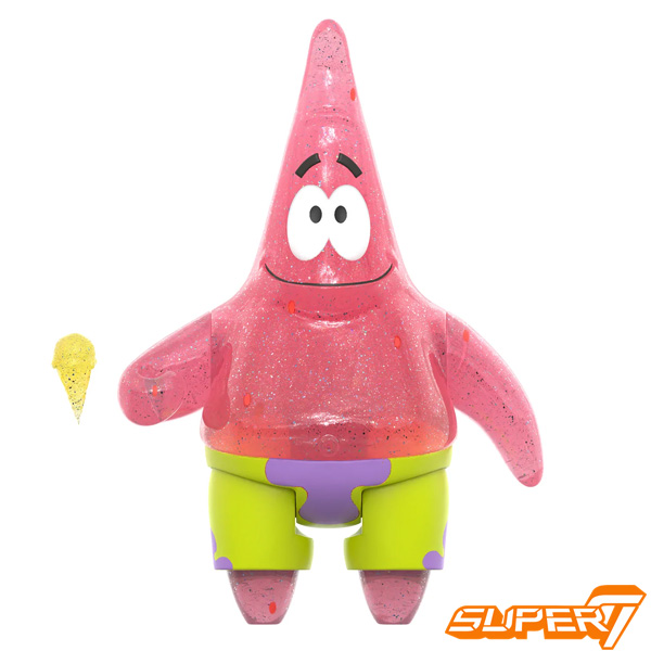 Super 7 SpongeBob and Patrick Glitter SDCC 2022 Exclusive Figure Two Pack